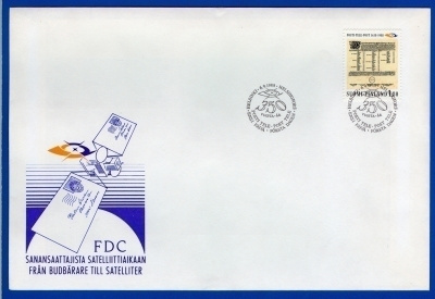FDC – Posti 350 v., Postitaksa 6.9.1988, Lape no 1056