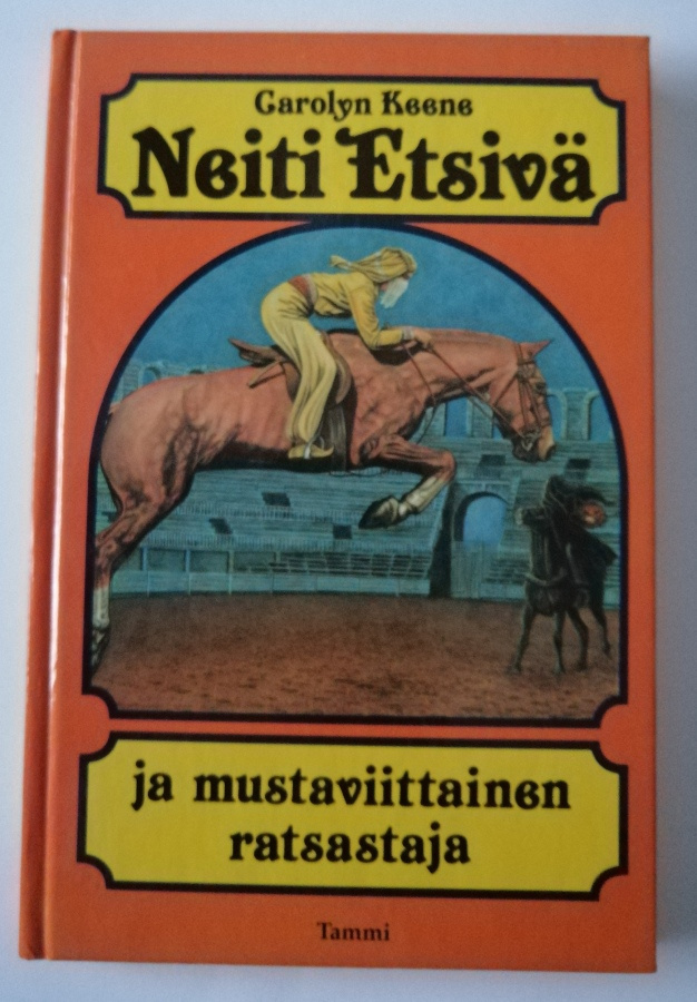 Neiti etsivä ja mustaviittainen ratsastaja