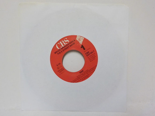 BRUCE SPRINGSTEEN & THE STREETBAND - WAR / MERRY ... EX- 7"