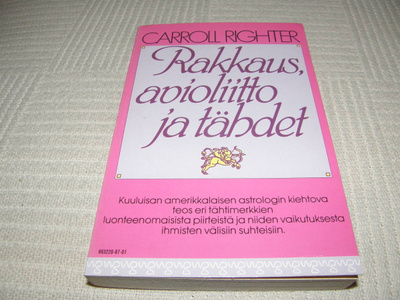 Carroll Righter Rakkaus, avioliitto ja tähdet  -nid