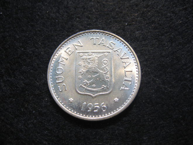200 markkaa 1956 - hopeaa