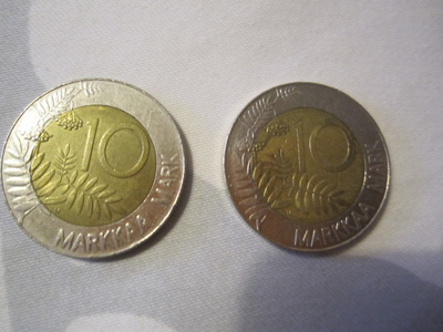 Suomi 1995 ja 1997 10 Markkaa UNC