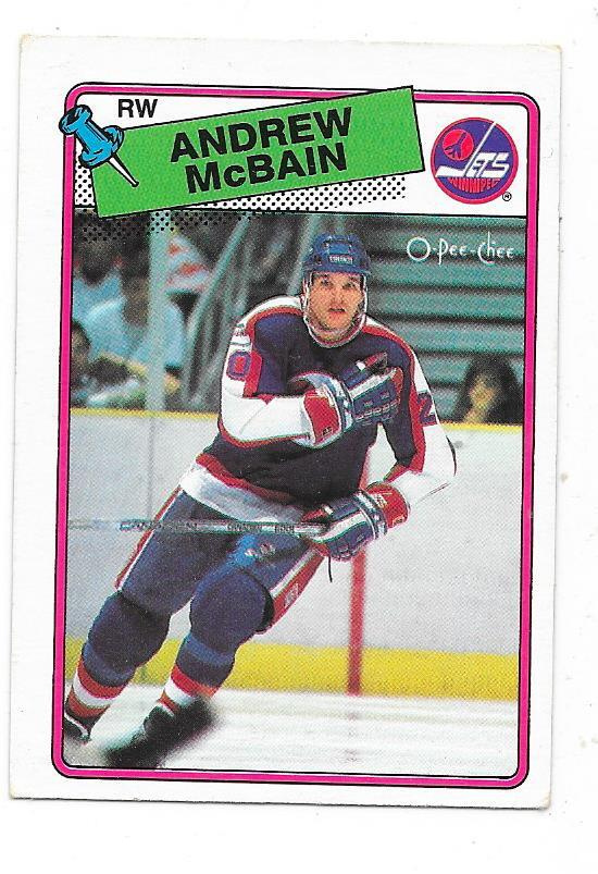 1988-89 OPC #105 Andrew McBain , Winnipeg Jets