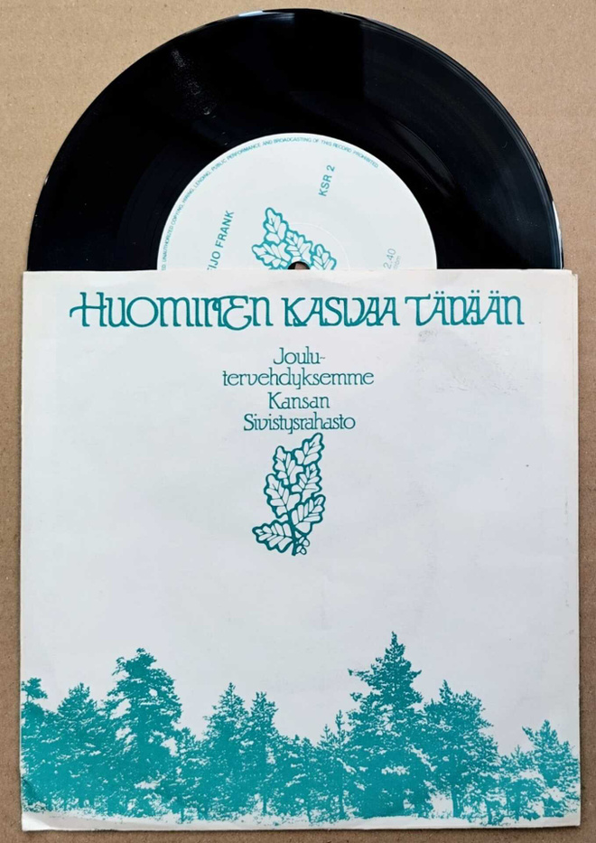 REIJO FRANK: Joululaulu / Talven Valssi – 7”, 1980-luku + KK