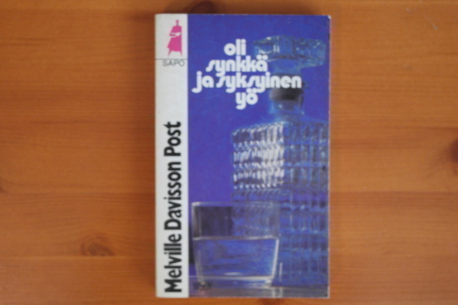 Melville Davisson Post:Oli synkkä ja syksyinen yö.1.P.1978.