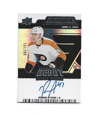 RONNIE ATTARD - DEBUT TICKET ACCESS - AUTO num 131/299