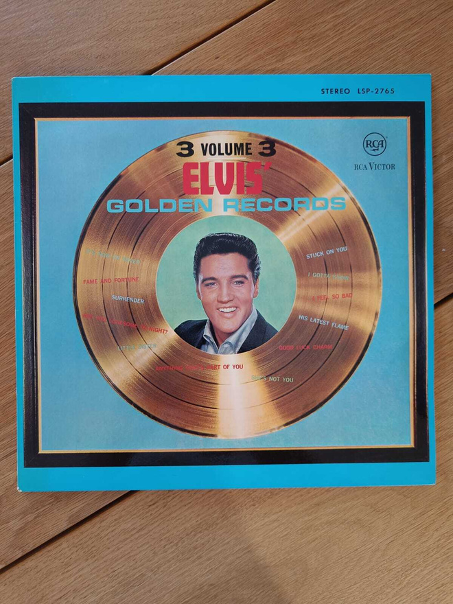 AUCTION - ELVIS ELVIS' GOLDEN RECORDS VOL. 3 LP GER -70