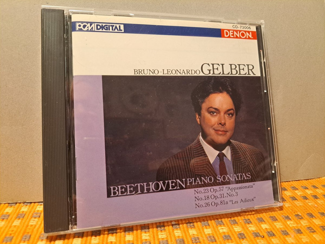 Beethoven:Sonatas for piano Vol.3-Bruno-Leonardo Gelber CD
