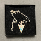 Hopeinen nuolenpää -kaulaketju - pikkukuva 1