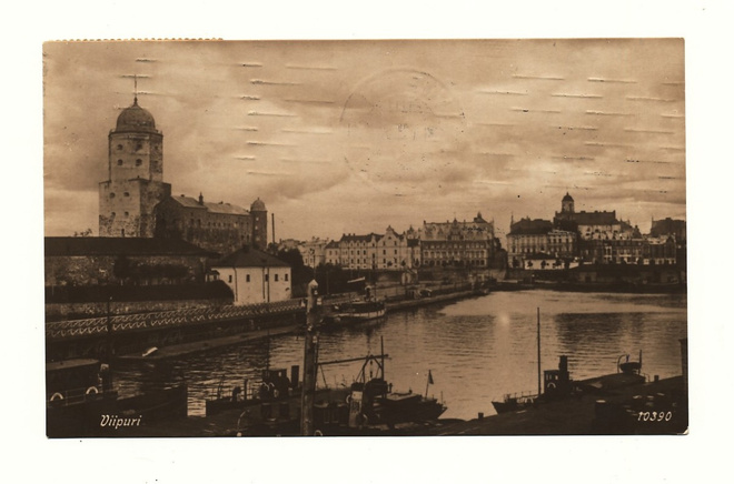 VIIPURI - vanha kortti, kulk. 1925