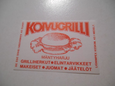 TT Etiketti Koivugrilli Mäntyharju