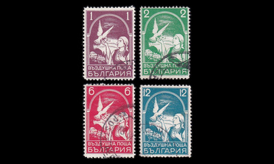 Bulgaria 350-3 o Lentoposti kirjekyyhky (1938)
