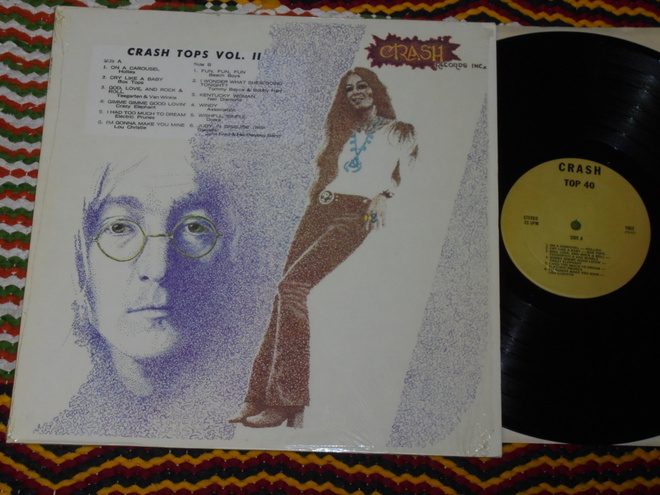 CRASH TOPS Vol. 2 - LP 1972 USA rock  EX