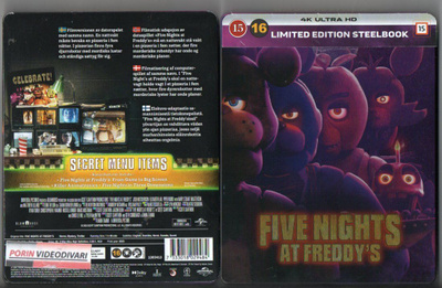 Five Nights At Freddy´S	(86 298)	k	-FI-	4K HD	Steelbook,			2