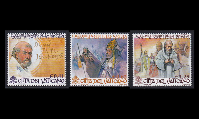 Vatikaani 1421-3 ** Paavi Leo IX:n syntymästä 1000v (2002)
