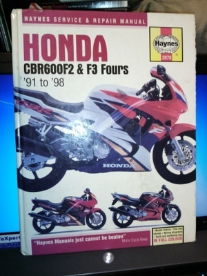 Korjauskäsikirja HONDA CBR600F2 & F3 FOURS 91-98
