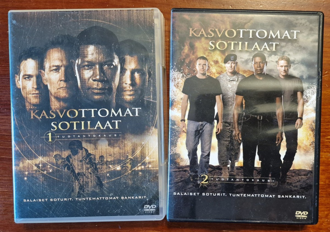 Kasvottomat Sotilaat kaudet 1 ja 2 - DVD Boxit