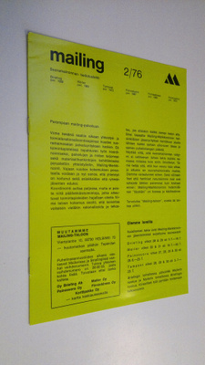 Mailing 2/76