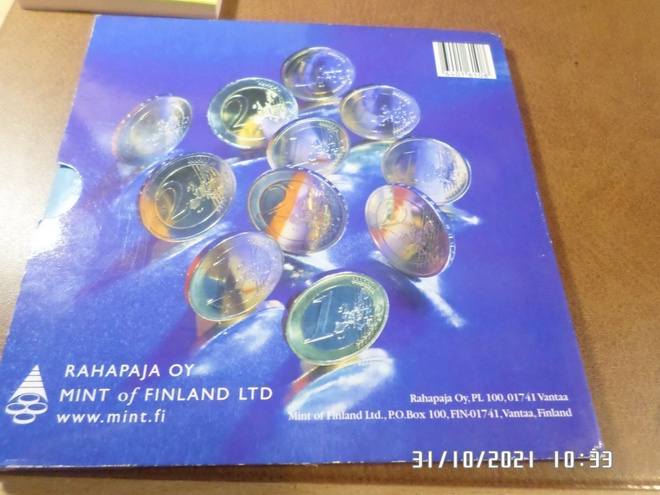 RAHASARJA   Myntserie muserie munzserie Coinage 2002   Ehyt