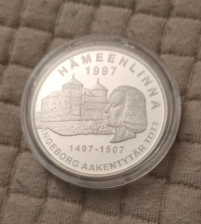 Hämeenlinna 20€ hopea raha