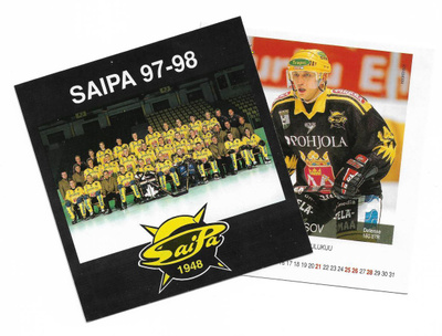 1997-98 Adbox Hockey Box SaiPa 2e/kpl