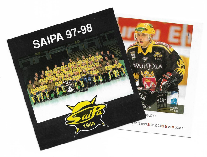 1997-98 Adbox Hockey Box SaiPa 2e/kpl