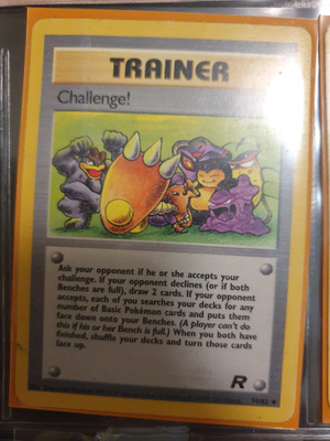 Challenge! 74/82 - Team Rocket trainer card