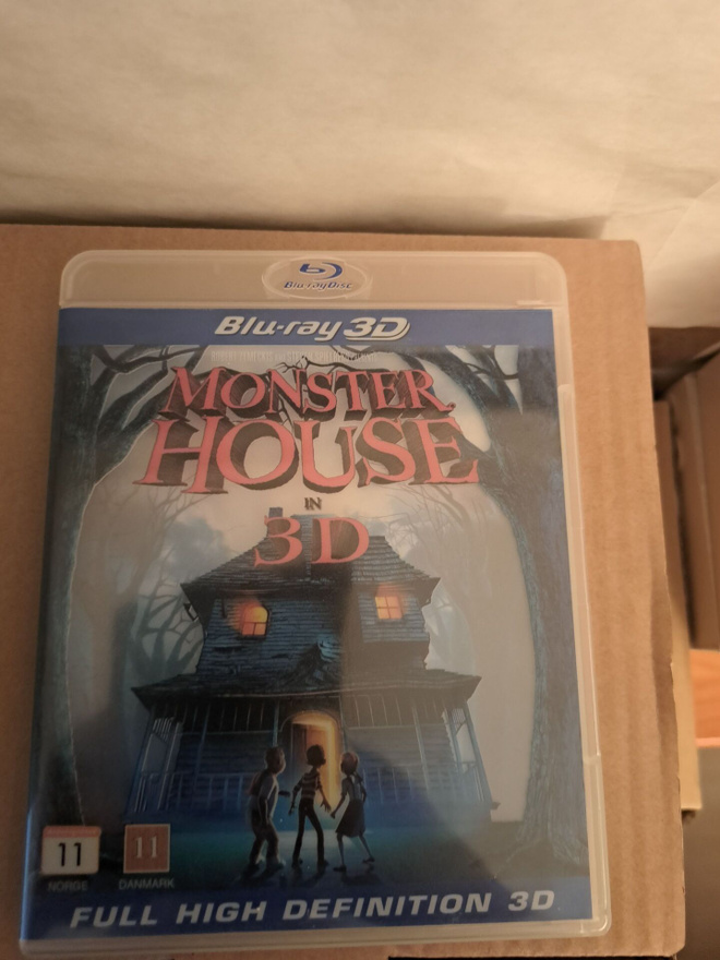 Monster House 3D Blu-ray uudenveroinen