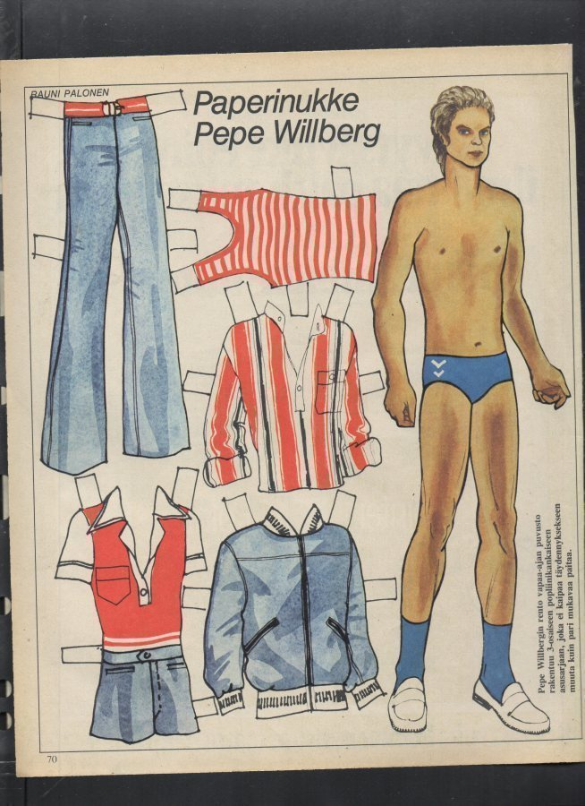 Paperinukke Pepe Willberg
