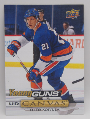 2019-20 Upper deck Young guns Canvas Otto Koivula