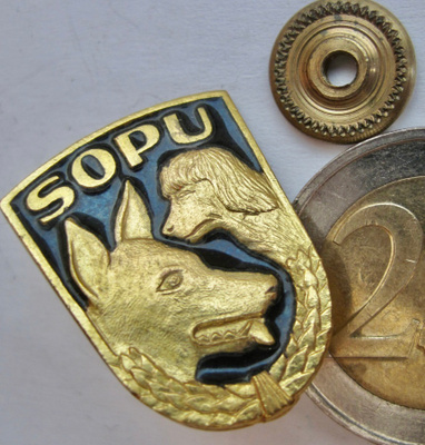 VANHA Ruuvimerkki SOPU Koirat