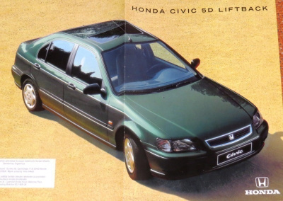 1995 Honda Civic 5d Liftback esite - suom - KUIN UUSI