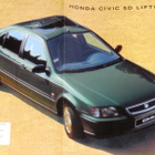 1995 Honda Civic 5d Liftback esite - suom - KUIN UUSI - pikkukuva 1