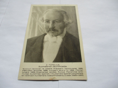 Topelius osakuvaa Edelfeltin maalauksesta - 1933