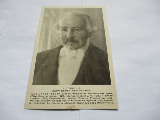 Topelius osakuvaa Edelfeltin maalauksesta - 1933
