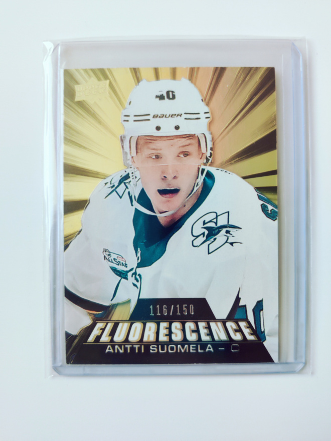Antti Suomela 18-19 UD Fluorescence Rookie /150
