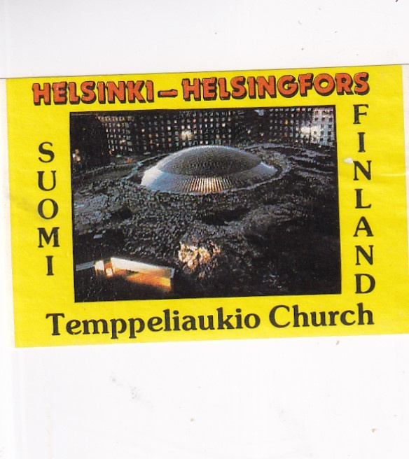 Helsinki - Helsingfors  Temppeliaukio Church  2/14