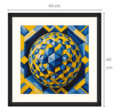Uusi uniikki abstrakti art print taulu 40 cm x 40 cm