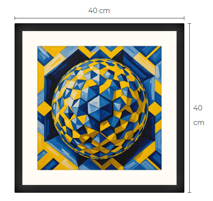 Uusi uniikki abstrakti art print taulu 40 cm x 40 cm