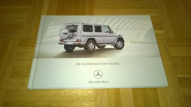 Esite Mercedes G-sarja W463, 2007. Sis myös G 55 AMG