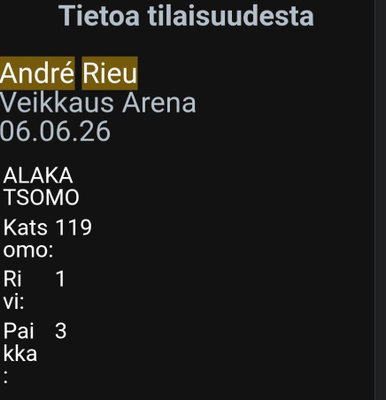 Andre rieu konsertti