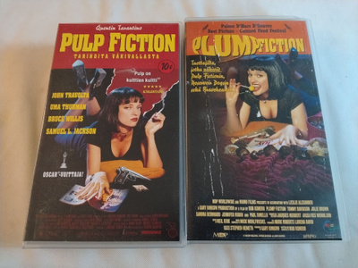 VHS Pulp fiction ja Plump fiction