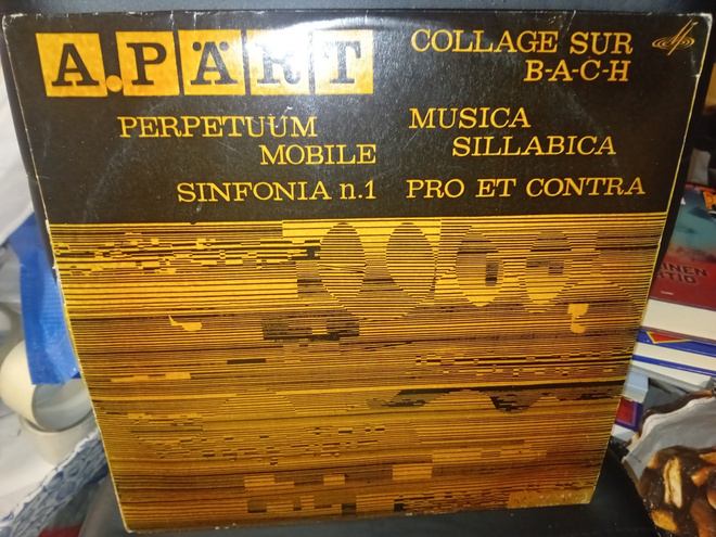 LP Arvo Pärt : Perpetuum mobile + 4 ( SIS POSTIKULU  )