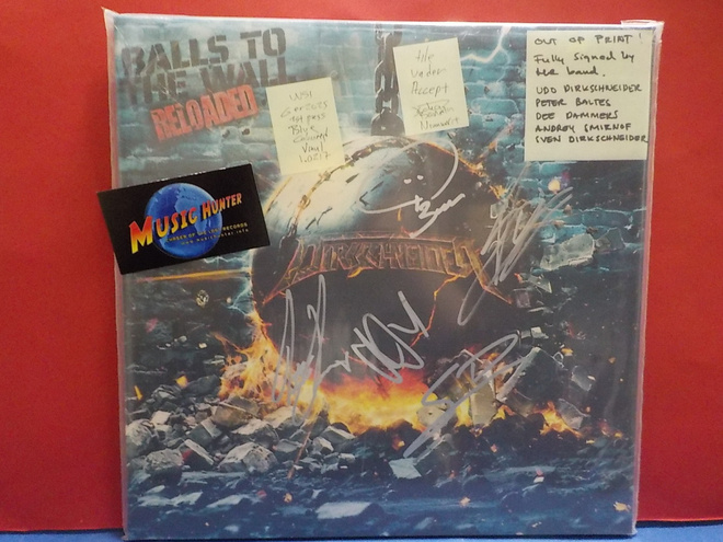 DIRKSCHNEIDER - BALLS TO THE WALL RELOADED UUSI +NIMMARIT LP
