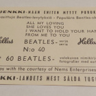 Beatles Jenkki- purkkakortti Hellas - pikkukuva 2