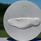 Hopeavärinen, Rasiassa. Numeroitu. Halkaisija - 56 mm. - pikkukuva 4