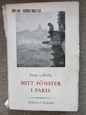 Sven Aurén MITT FÖNSTER I PARIS