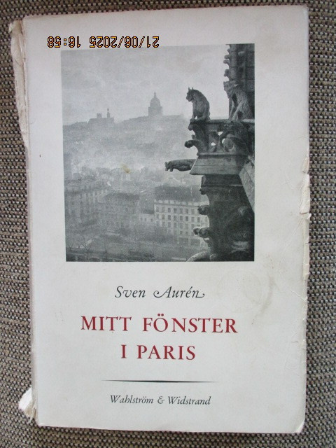 Sven Aurén MITT FÖNSTER I PARIS