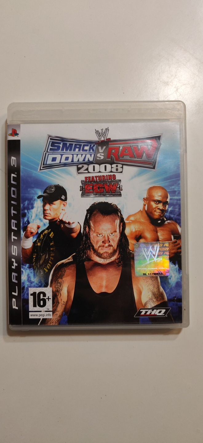 WWE SmackDown vs. Raw 2008 - Playstation 3 (PAL)