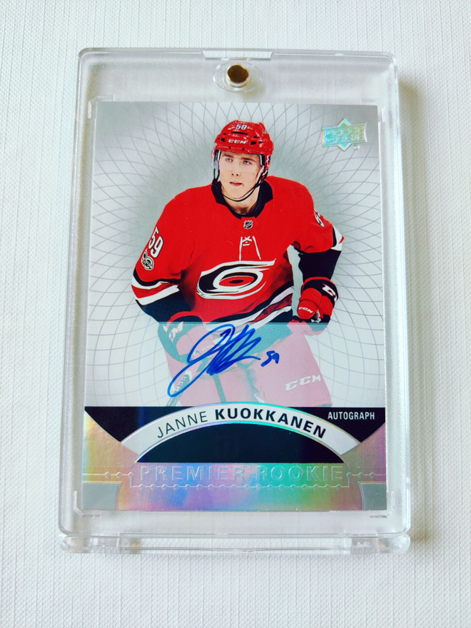 Janne Kuokkanen - 17-18 Premier Spectrum Rookie Autograph